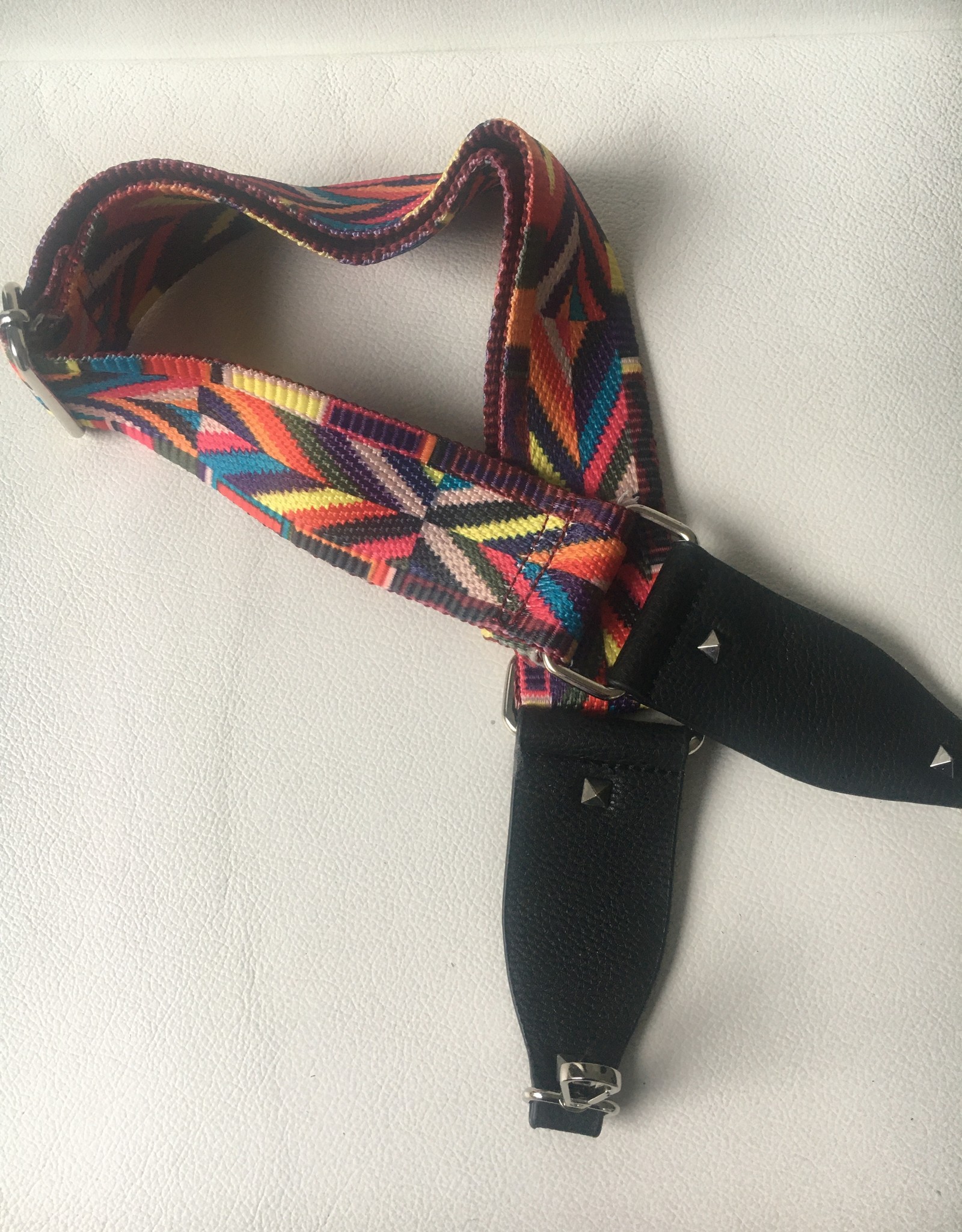 Multicolor belt for handbag