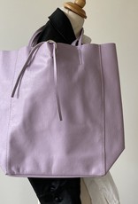 Giuliano Leather shopper in purple