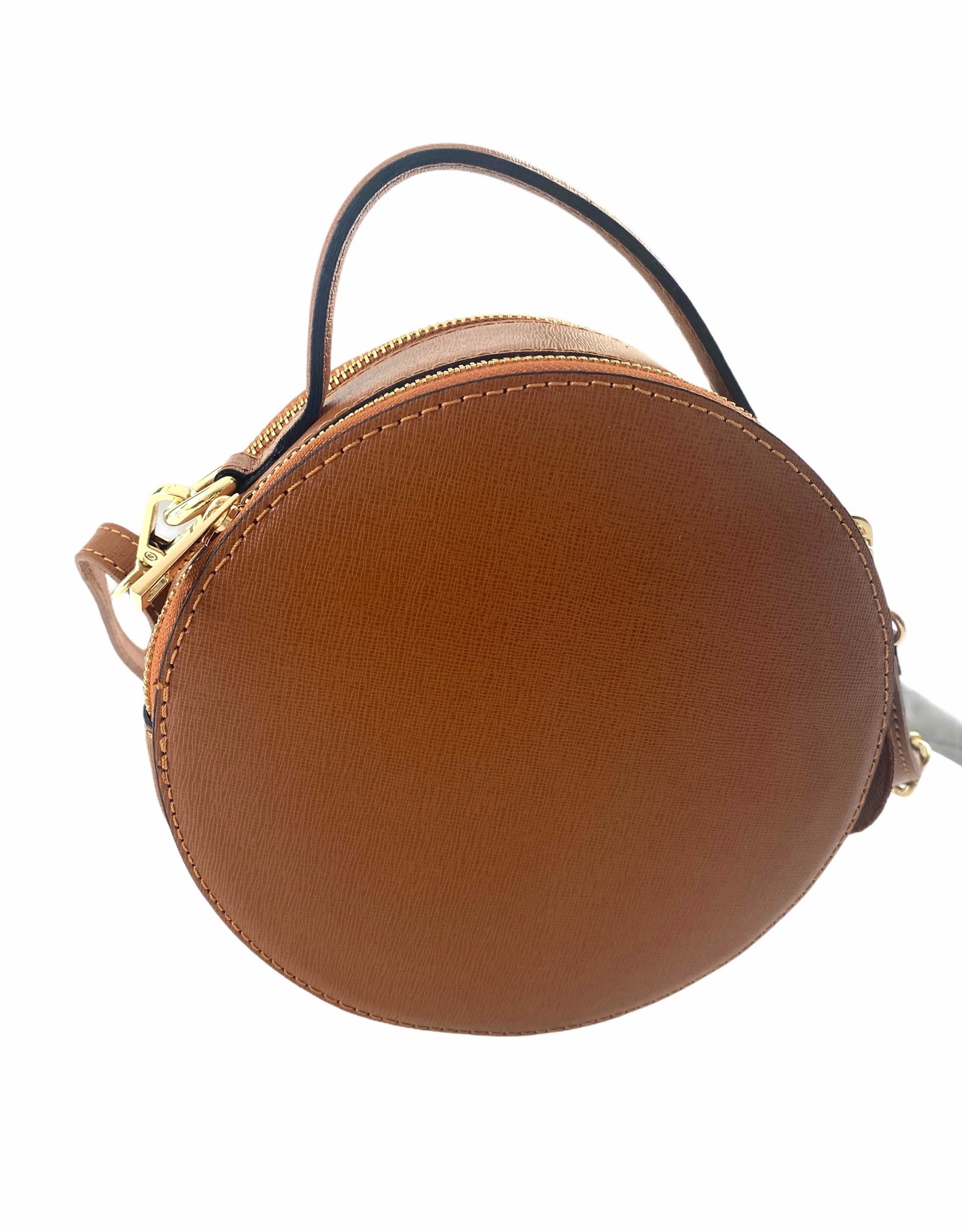 Rounded Leather Satchel