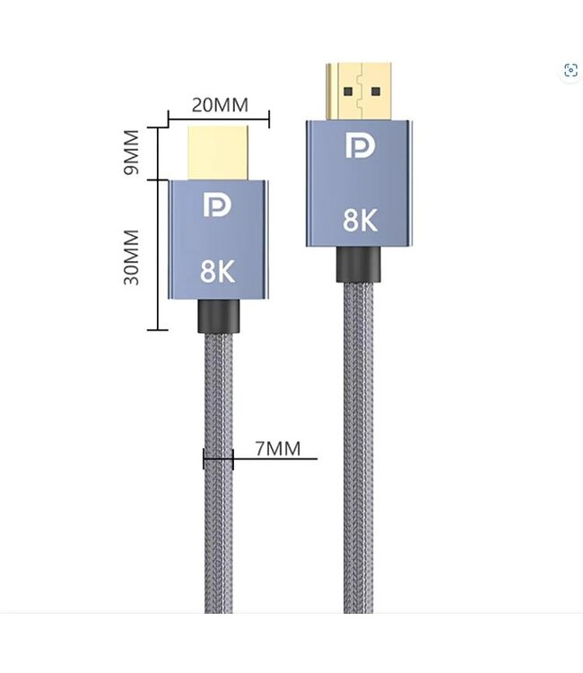 DISPLAY PORT 1.4 HIGH SPEED CABLE - 8K - 1.50 M