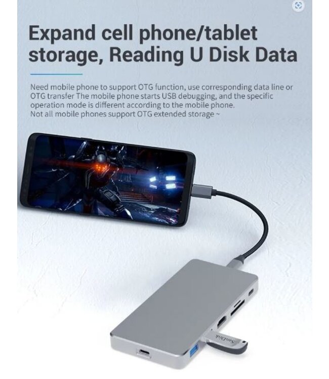 BL-MC701 - USB-C HUB 7 in 1 + NVMe