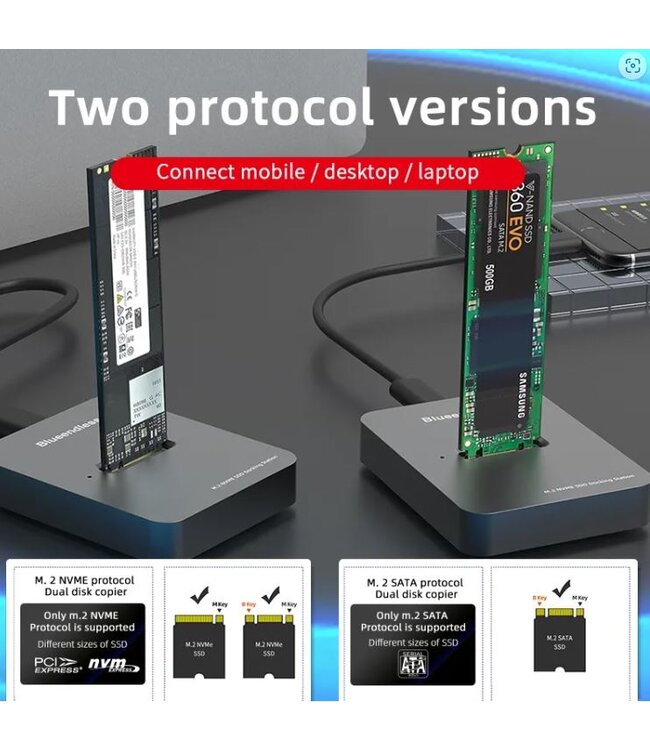 SD01 - M.2 SATA SSD Docking Station