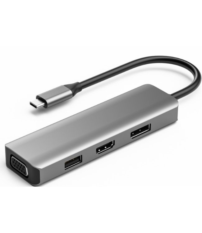 USB-C HUB 4 in 1 - VGA/HDMI/DP/USB