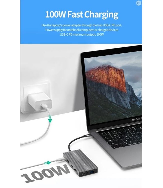 HD1202 - USB-C HUB 12 in 1