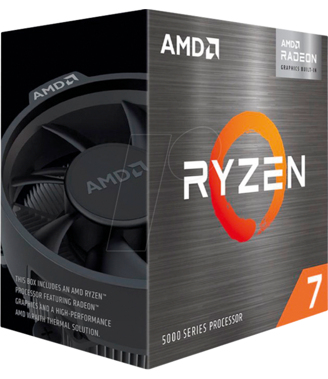 AMD Ryzen 7 5700G - 6x - 3.80 GHz - So.AM4 - incl. AMD Wraith Stealth Cooler