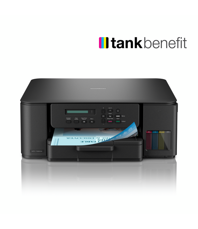 BROTHER DCP-T580DW 3-in-1 A4 kleuren inkt tank printer