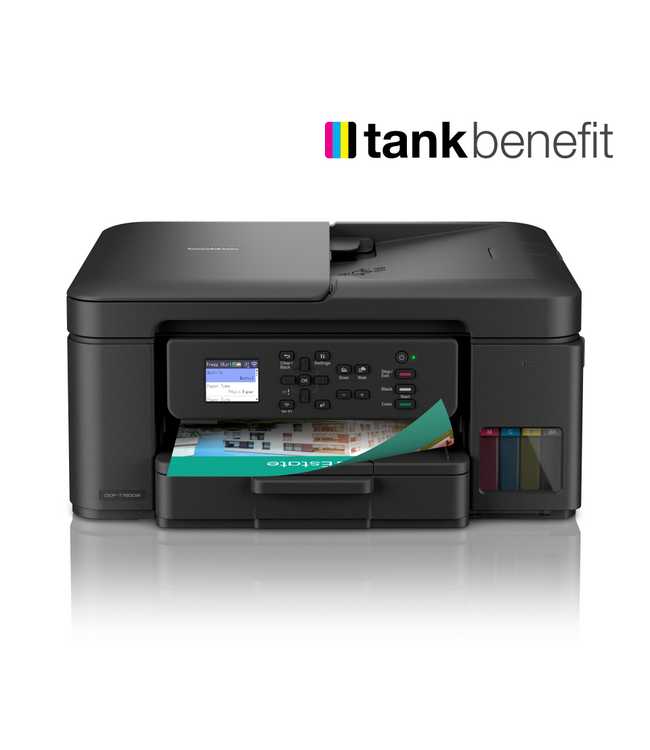 BROTHER DCP-T780DW 3-in-1 A4 kleuren inkt tank printer