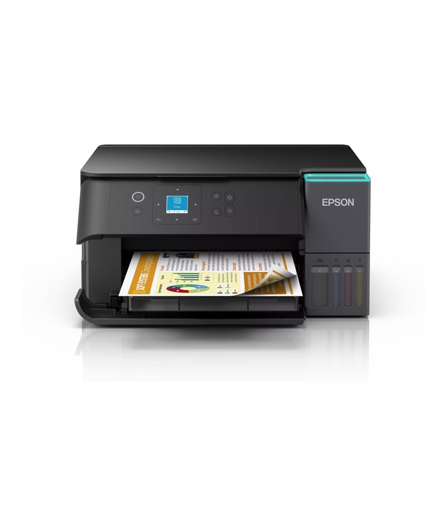 EPSON EcoTank ET-2950, Inkjet, Afdrukken in kleur, 4800 x 1200 DPI, A4, Direct printen, Zwart