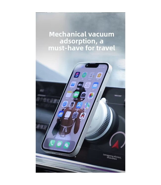 OFFICE-SHOP.BE Vacuum Magnetische Telefoonhouder