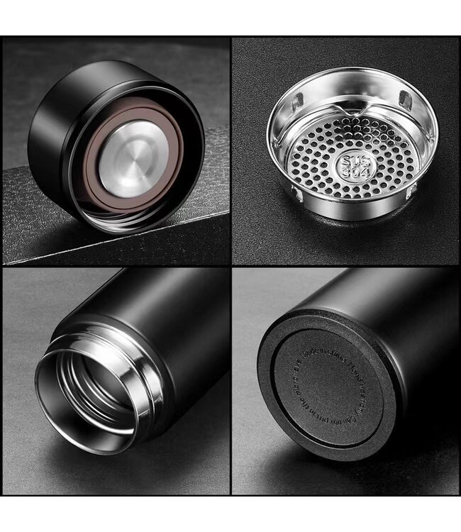Digitale Slimme Thermos - Waterfles 304/316 Roestvrijstalen met Temperatuurdisplay