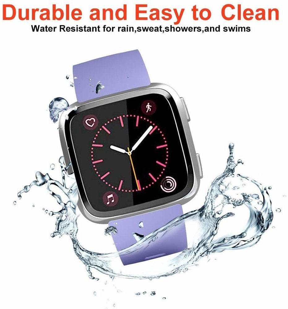 Strap-it® Strap-it Fitbit Versa silicone band (lila)