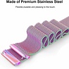 Strap-it® Strap-it Fitbit Versa Milanese band (rainbow) Strap-it® Strap-it Fitbit Versa Milanese band (rainbow)