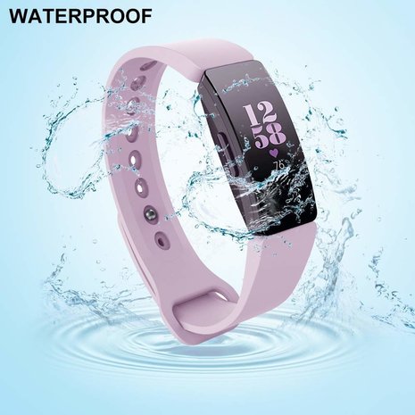Strap-it® Strap-it Fitbit Inspire  silicone band (lila)