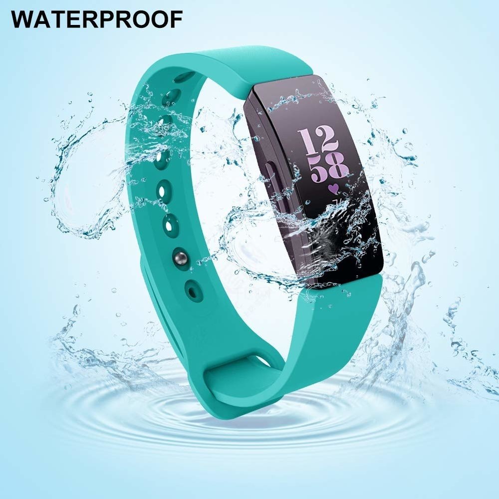 Strap-it® Strap-it Fitbit Inspire  silicone band (turquoise)