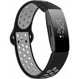 Strap-it® Fitbit Inspire sport band (zwart/grijs)