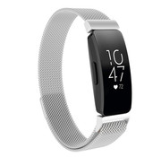 Strap-it® Fitbit Inspire Milanese band (zilver)