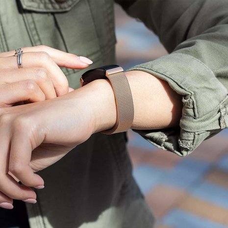 Fitbit inspire rose gold hotsell