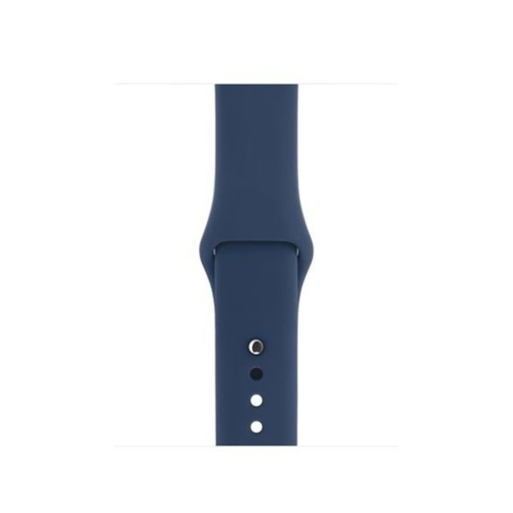 Strap-it® Strap-it Apple Watch silicone bandje (donkerblauw)