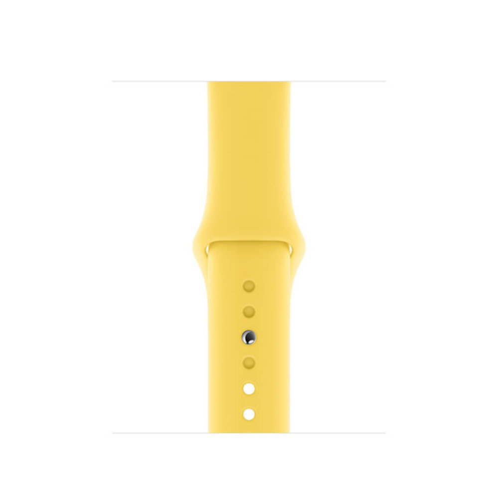 Strap-it® Strap-it Apple Watch silicone band (geel)