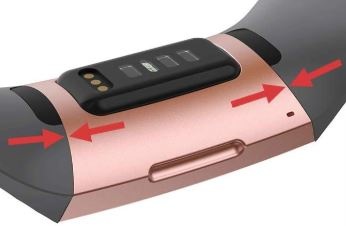 Verwisselen Fitbit Charge 3/4 bandje