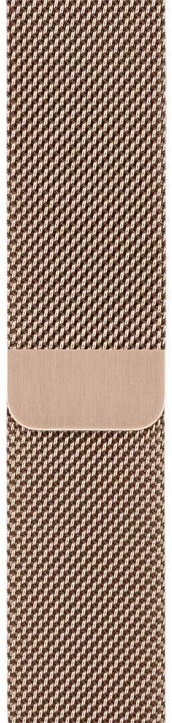 Milanese Apple Watch Armband gold