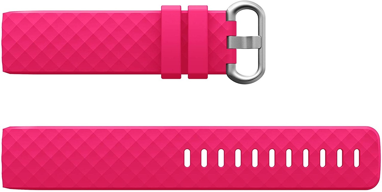 Strap-it® Strap-it Fitbit Charge 4 silicone band (fel roze)