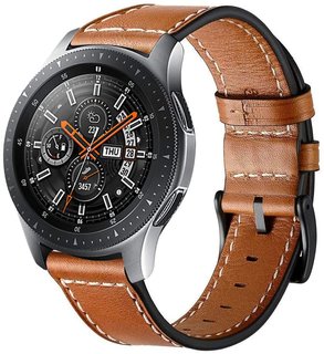 Samsung Galaxy Watch 46mm bandjes leer
