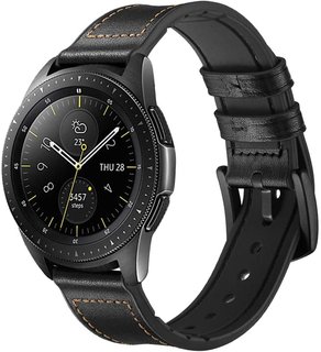 Samsung Galaxy Watch 42mm bandjes leer