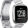 Strap-it® Strap-it Fitbit Versa stalen bandje (zilver) Strap-it® Strap-it Fitbit Versa stalen bandje (zilver)