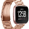 Strap-it® Strap-it Fitbit Versa stalen bandje (rosé goud) Strap-it® Strap-it Fitbit Versa stalen bandje (rosé goud)