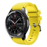 Strap-it® Samsung Galaxy Watch siliconen bandje 46mm (geel)