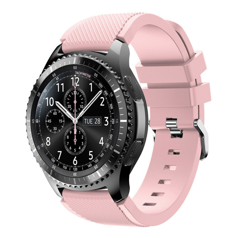 Strap-it® Strap-it Samsung Galaxy Watch siliconen bandje 46mm (roze)