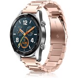 Strap-it® Huawei Watch GT 2 stalen band (rosé goud)