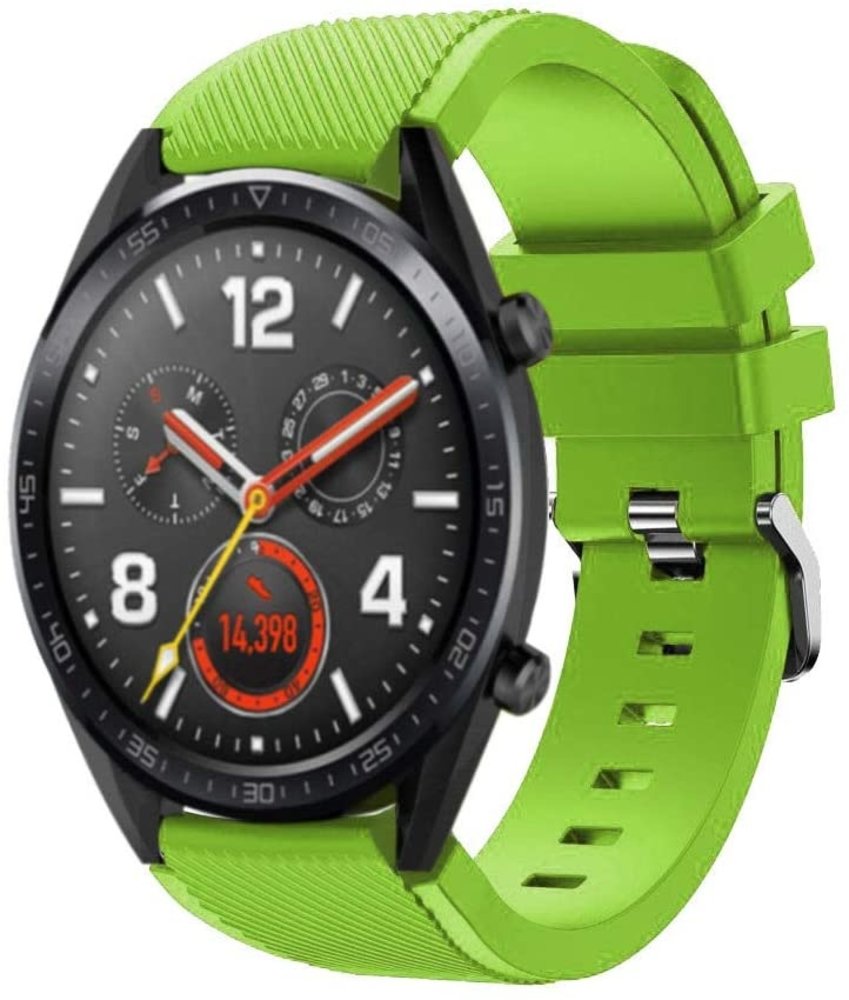 Strap-it® Strap-it Huawei Watch GT 2 siliconen bandje (lichtgroen)