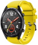 Strap-it® Strap-it Huawei Watch GT 2 siliconen bandje (geel)
