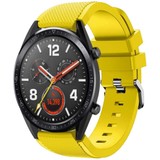 Strap-it® Huawei Watch GT 2 siliconen bandje (geel)