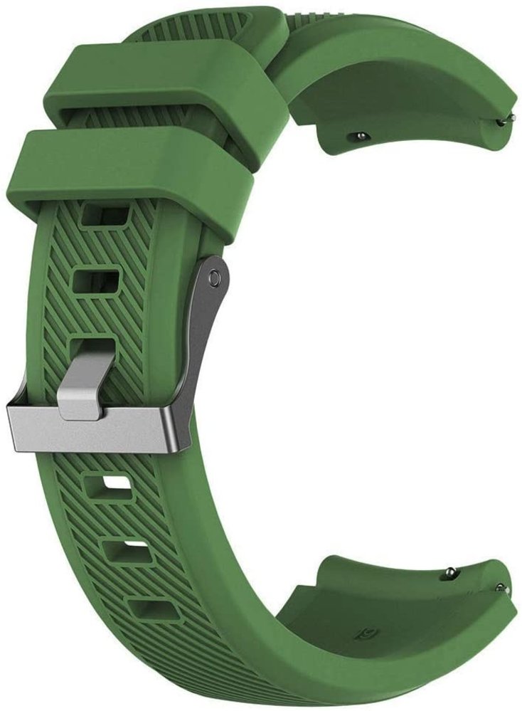 Strap-it® Strap-it Huawei Watch GT 2 siliconen bandje (legergroen)