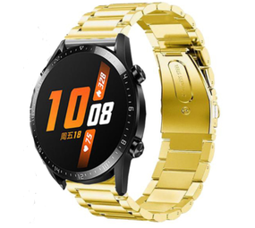 Strap-it® Huawei Watch GT 2 stalen band (goud)