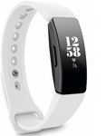 Strap-it® Strap-it Fitbit Inspire  silicone band (wit)
