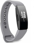 Strap-it® Strap-it Fitbit Inspire  silicone band (grijs)