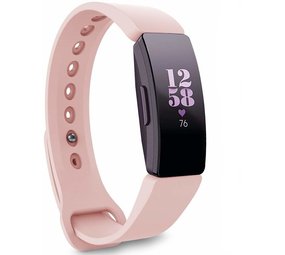 Strap-it® Fitbit Inspire silicone band (roze)