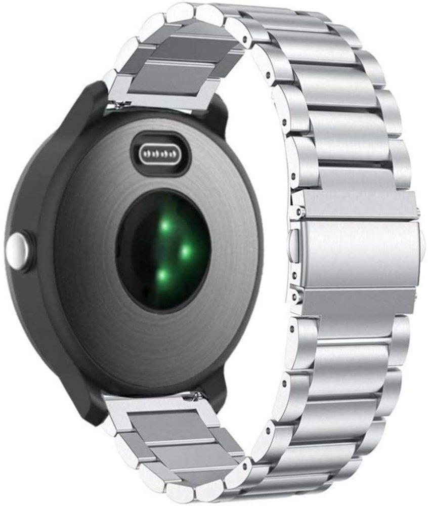 Strap-it® Strap-it Garmin Vivoactive 3 stalen band (zilver)