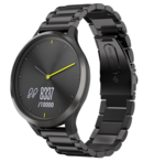 Strap-it® Strap-it Garmin Vivomove HR stalen band (zwart)