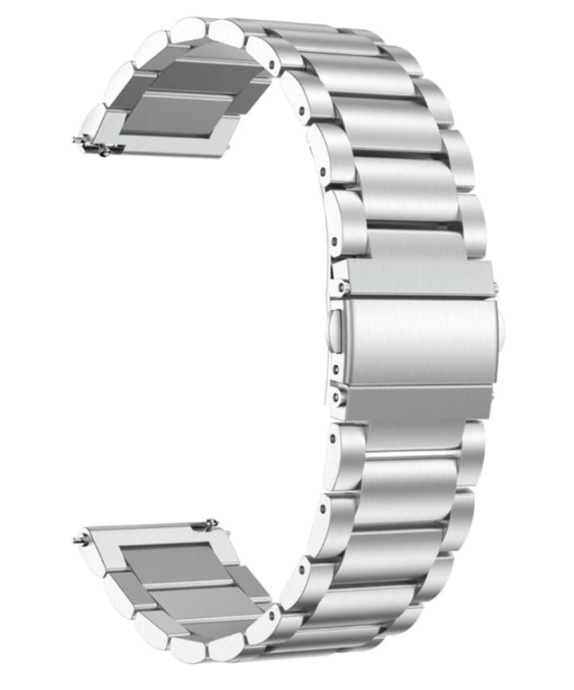 Strap-it® Strap-it Garmin Vivomove HR stalen band (zilver)