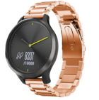 Strap-it® Strap-it Garmin Vivomove HR stalen band (rosé goud)