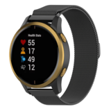 Strap-it® Garmin Vivomove HR Milanese band (zwart)