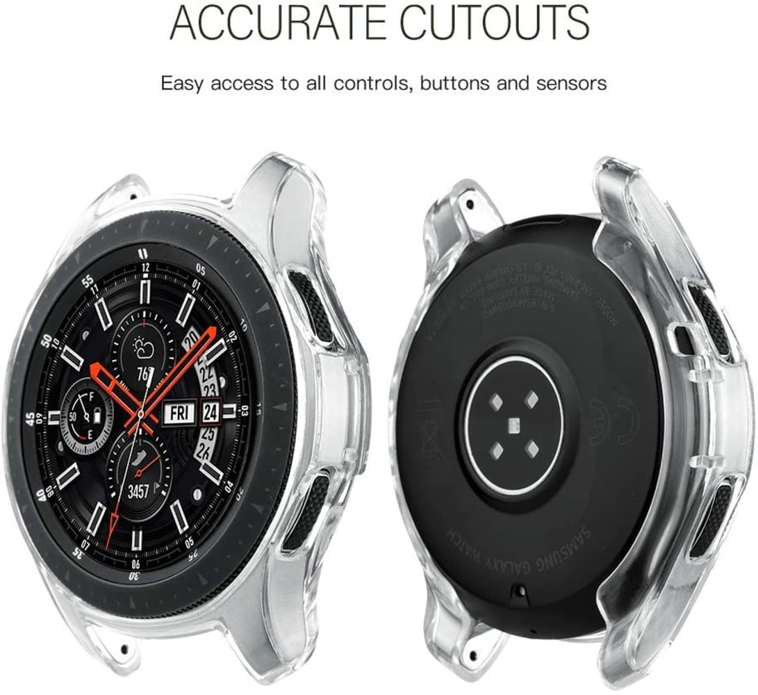 Strap-it® Strap-it Samsung Galaxy Watch TPU case 46mm (transparant)