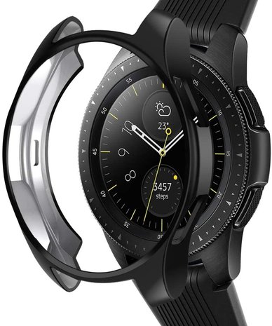 Samsung Galaxy Watch TPU case 42mm zwart Smartwatchbanden