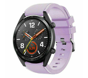 Strap-it® Huawei Watch GT 2 siliconen bandje (lila)