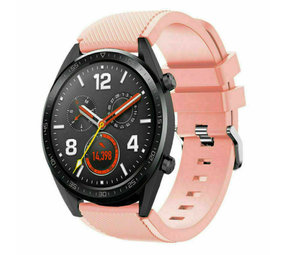 Strap-it® Huawei Watch GT 2 siliconen bandje (roze)